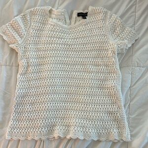 Banana Republic crochet style shirt